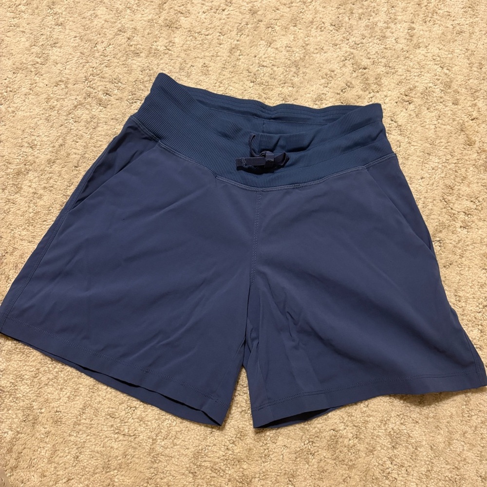Tuff Athletics Shorts Womens XS Navy Stretch Drawstring Waist Activewear Gym